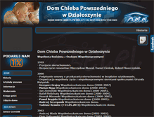 Tablet Screenshot of dzialoszyn.betel-charity.org